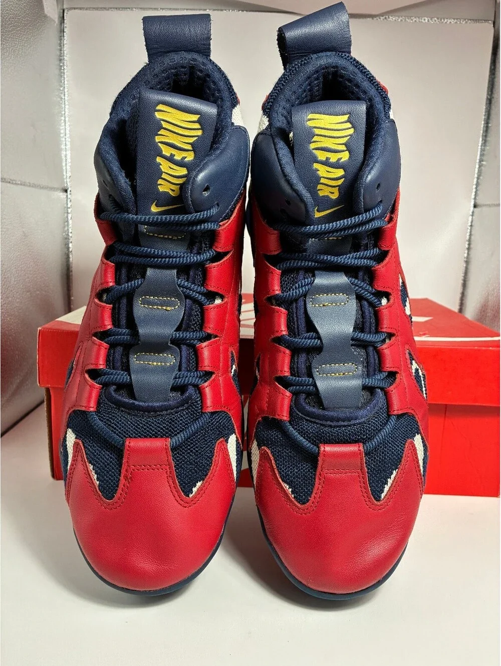Size 11.5 - Nike Vapormax Gliese USA Midnight Navy Metallic Gold